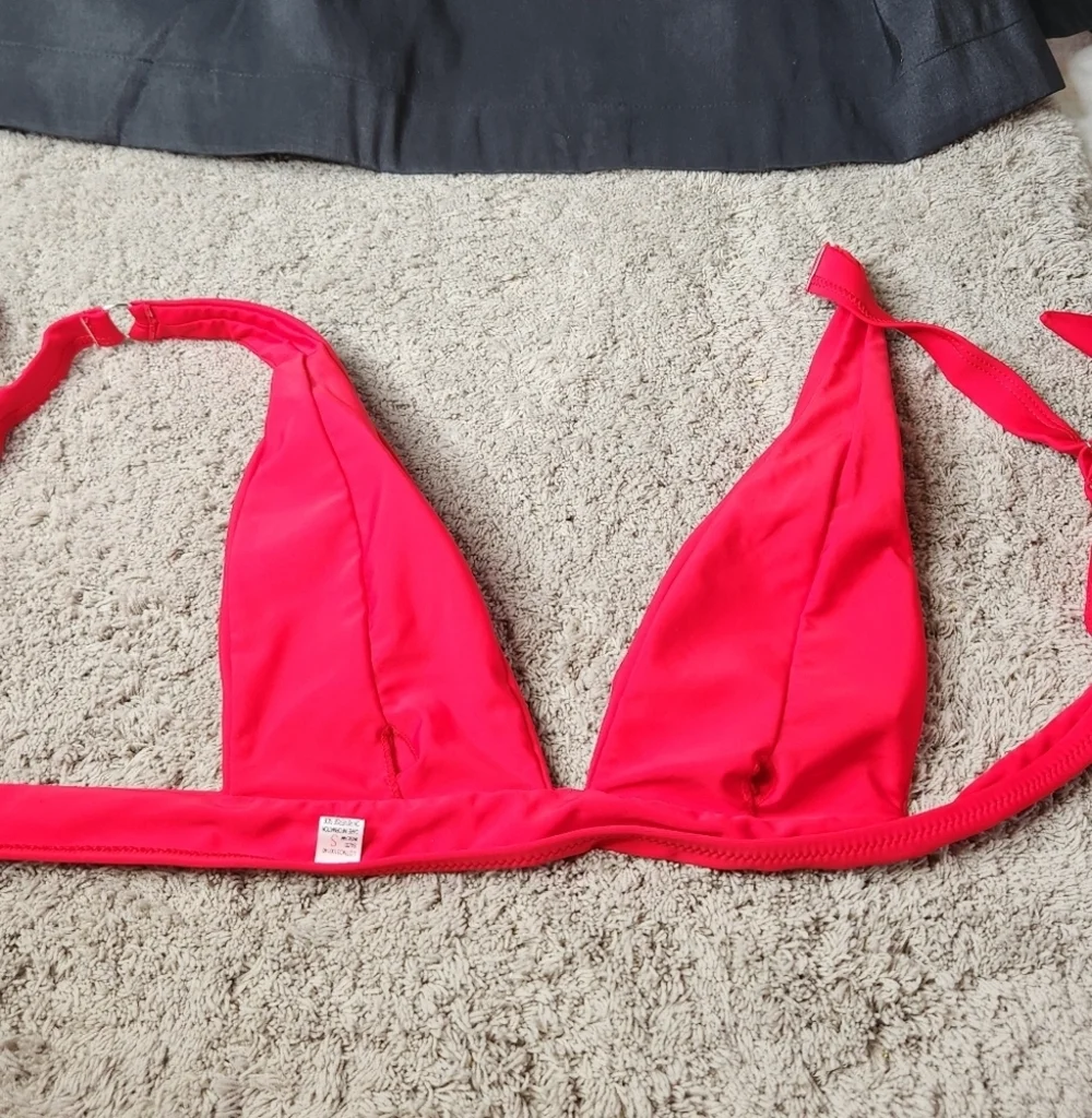 Red Bikini Top - Size S
